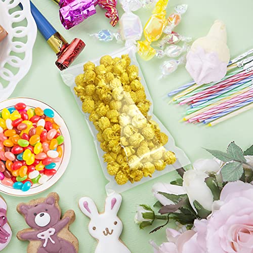 Morepack أكياس سيلوفان ذاتية الإغلاق من موريباك ذاتية اللصق، 5x10 بوصة، أكياس سيلوفان شفافة قابلة لإعادة الإغلاق 200 قطعة - Image 5