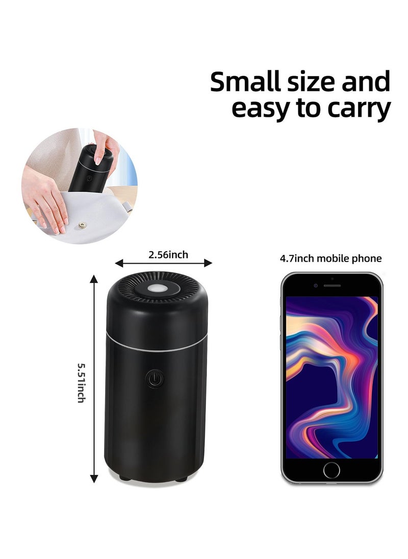 Generic - Mini USB Car Aromatherapy Diffusers for Essential Oils Small Humidifier with 7-LED Color Changing for Room Home Office Bedroom - Image 1