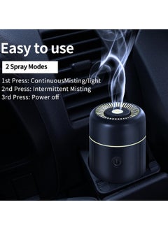 Generic Mini USB Car Aromatherapy Diffusers for Essential Oils Small Humidifier with 7-LED Color Changing for Room Home Office Bedroom  - Image 3
