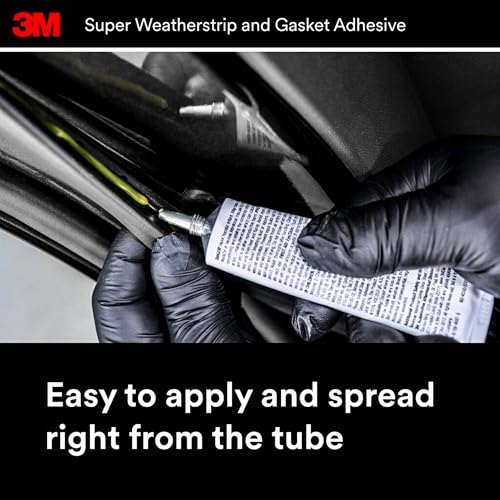 3M 3M Black Super Weatherstrip and Gasket Adhesive, 08008, 5 fl oz, 1 Per Pack - Image 4