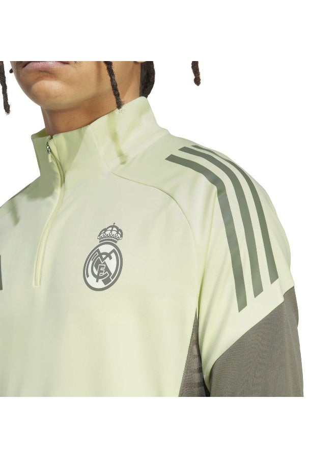 Adidas Real Tr Top Green Football Track Tops For Men XS - Image 5