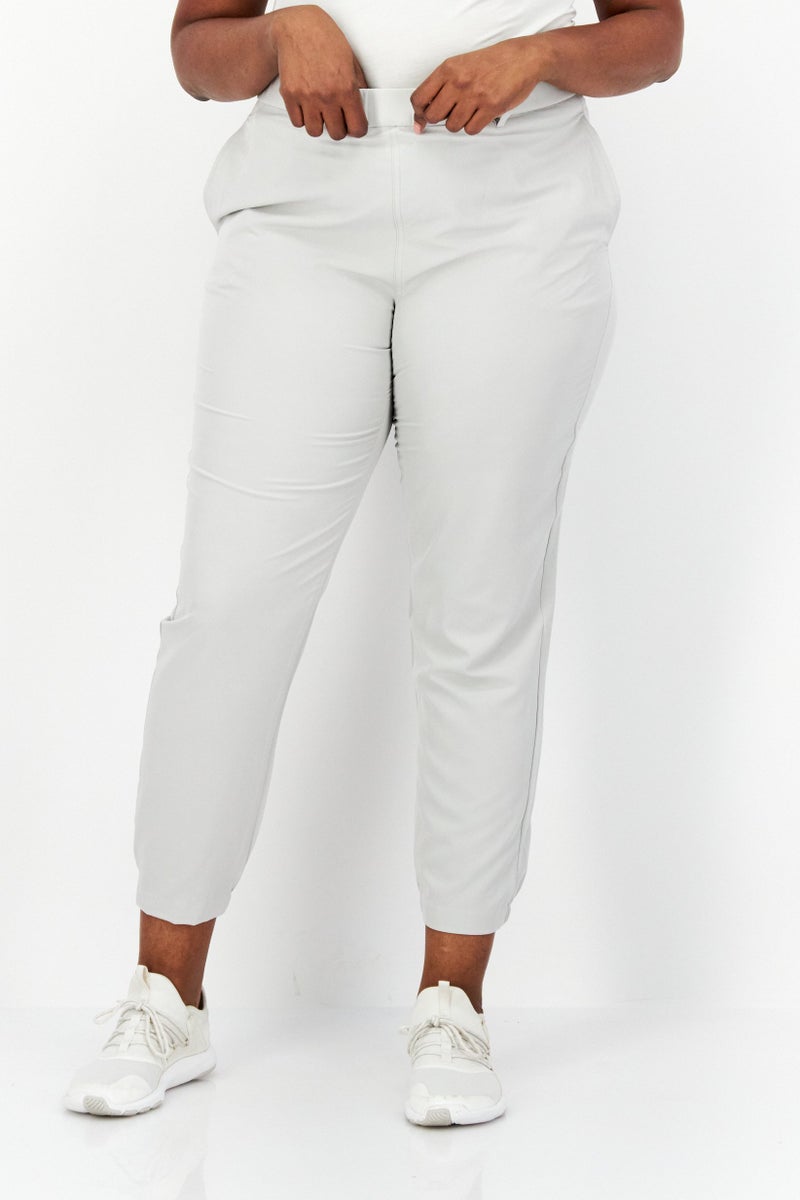 Lyle & Scott Women Sportswear Fit Golf Track Pants, Light Grey  - Image 1