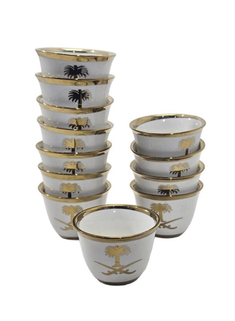 Seven and Palm Kingdom Coffee Cups, 12 Pieces  - Image 4