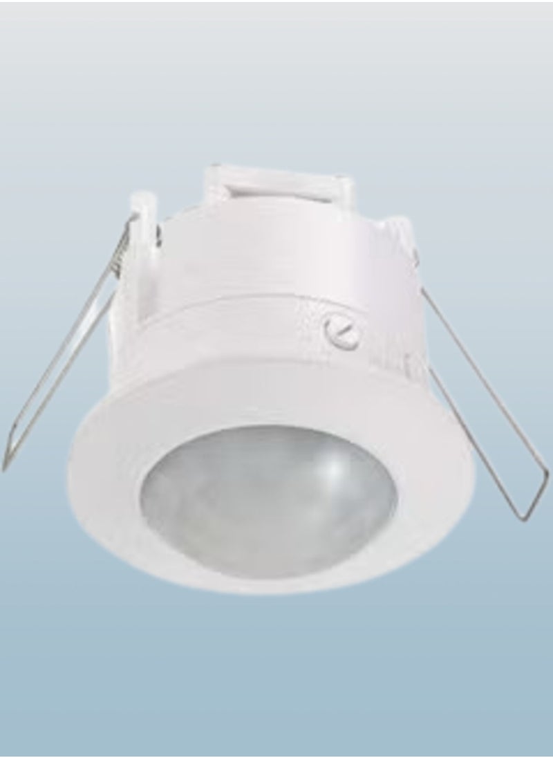 NEW STEP - ElMark 360 Degree PIR Motion Sensor - 1200w White Recessed Ceiling Mounted Occupancy Light Switch with Adjustable Timer & LUX Control - Presence Detector for Home Security - Image 1