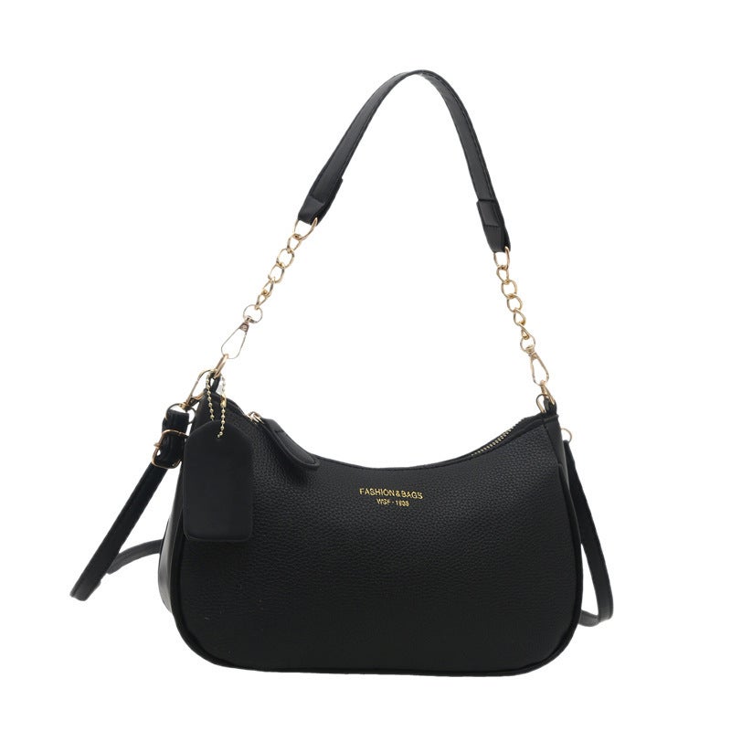 حقيبة كروس بودي كلاسيكية بلون واحد للنساء - Image 5