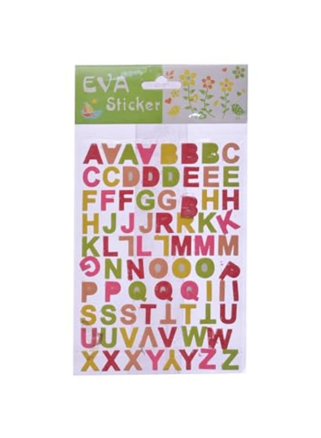 English Letters Decoration for Kids Room 104 Pieces  Blue  4 Pieces - Image 5