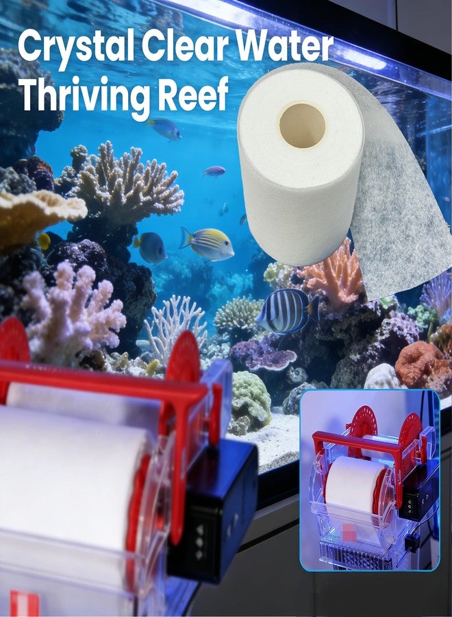 PurifyLogix Replacement Fleece Roll for Red Sea 500, 92' Long * 4.45" High, Superior Filtration System for ReefMat 500, Automated Maintenance Filter Roll, Crystal-Clear Saltwater Reef Tanks - Image 4