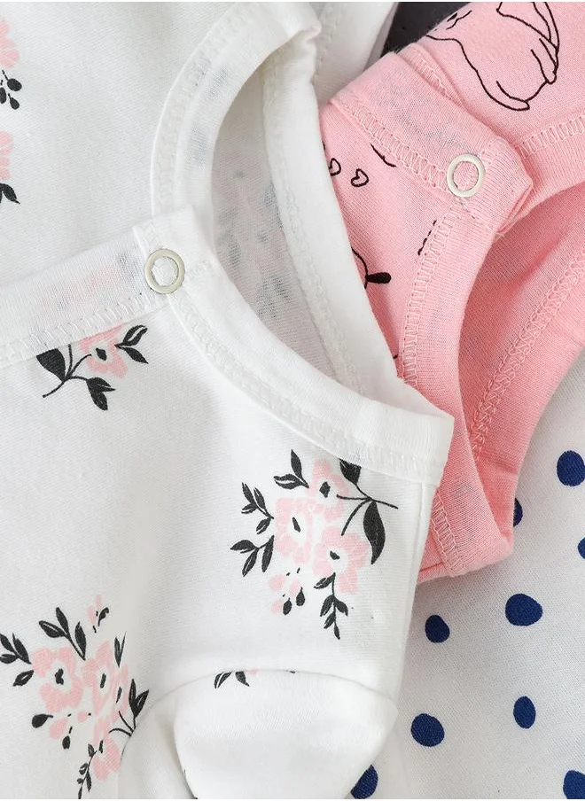 بيبي كلو Playful Patterns Romper Collection Set of 3