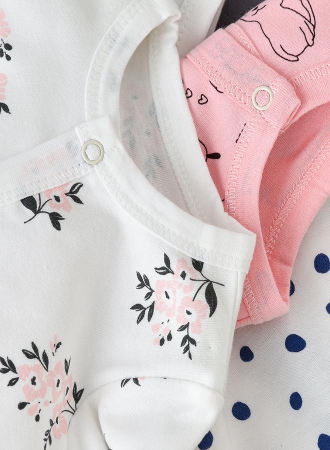 babyqlo Playful Patterns Romper Collection Set of 3  - Image 4