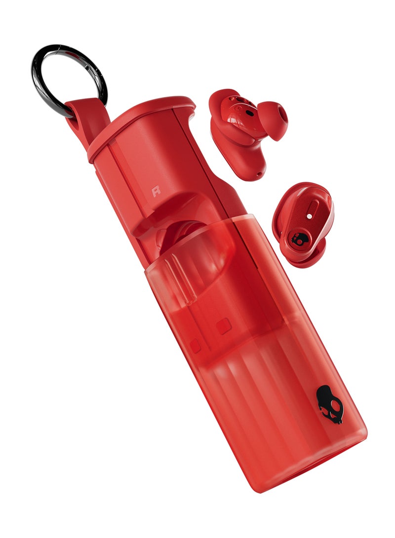 Skullcandy Method 360 ANC Wireless Earbuds, Sound by Bose, Bluetooth Headphones, Premium Noise Cancelling, Up to 40 Hrs Battery, Sweat and Water Resistant, Microphone for iPhone, Android Plasma Red - Image 1