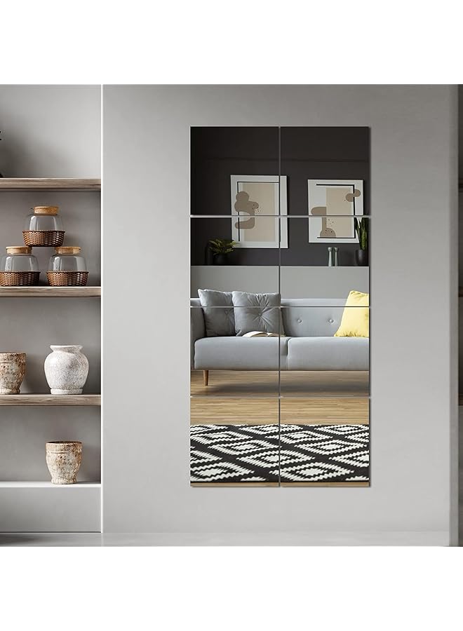 erorex Full Length Mirror Vanity Standing Mirror Full Length Long Wall Mirror Wall Mounted Large Full Body Mirror Tall Floor Standing Wall Mirror For Bathroom Bedroom Dressing 4 Pcs - Image 5