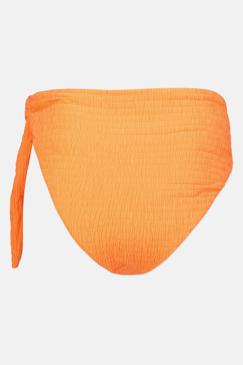 Reserved Women Textured Bikini Bottom, Orange - Image 2