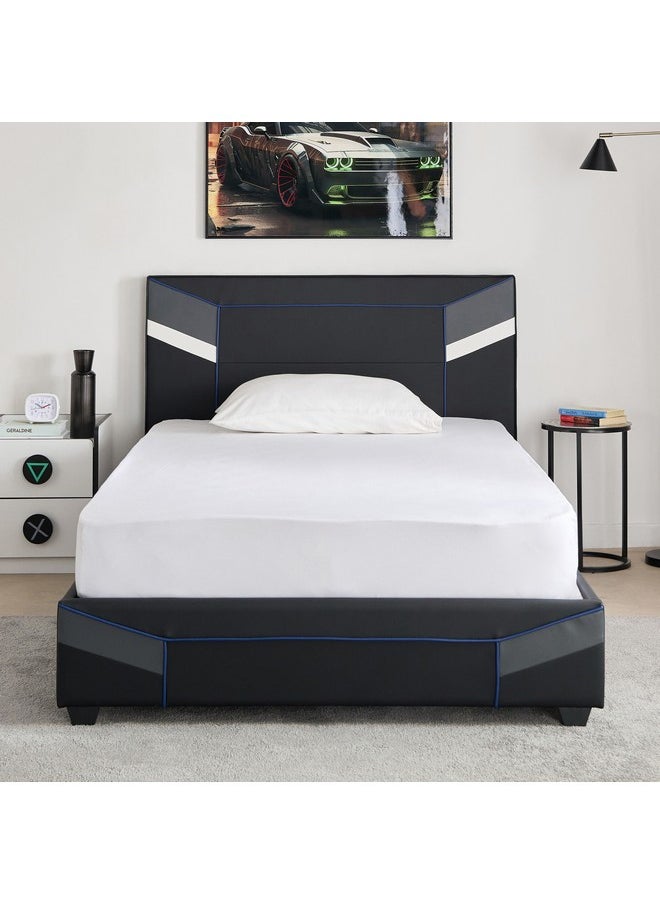 Home Box Gamerz Smart Upholstered Twin Gaming Bed 214 x 100.5 x 135 cm  - Image 2