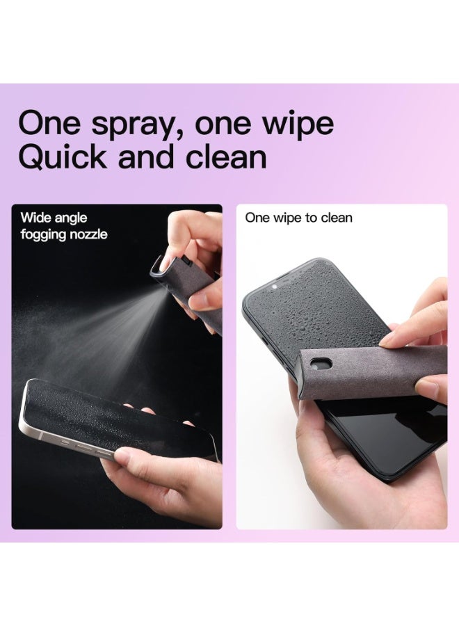 HALAMODO Touchscreen Screen Cleaner Kit 2 Pcs, Car Screen Cleaner Excluding liquids, Two in One Spray and Microfiber Cloth(Grey&Pink) - Image 3