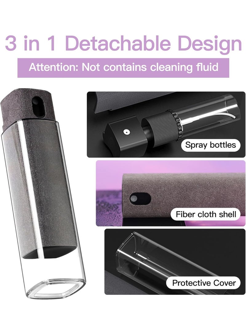 HALAMODO Touchscreen Screen Cleaner Kit 2 Pcs, Car Screen Cleaner Excluding liquids, Two in One Spray and Microfiber Cloth(Grey&Pink) - Image 2