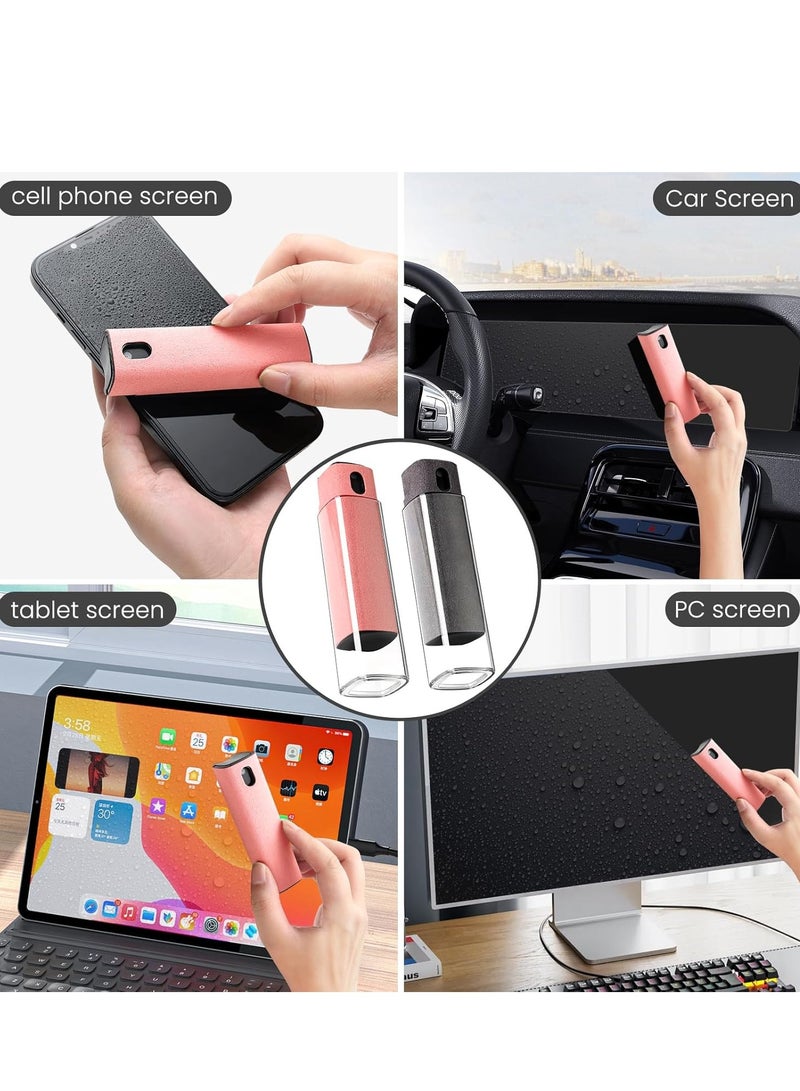 HALAMODO Touchscreen Screen Cleaner Kit 2 Pcs, Car Screen Cleaner Excluding liquids, Two in One Spray and Microfiber Cloth(Grey&Pink) - Image 5
