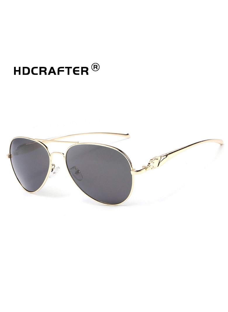 HDCRAFTER Men's Coated Polarized UV400 Aviator Sunglasses - Image 1