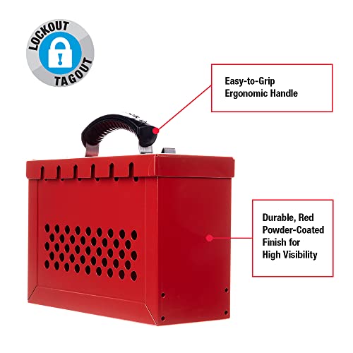 Master Lock 498A Lockout Tagout Portable Group Lock Box - Image 2