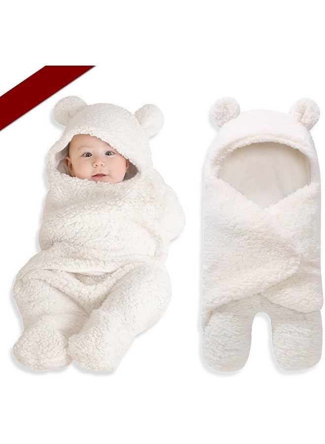 Brandonn Baby Blankets New Born Combo Pack Of Wearable Swaddle Wrapper Security Blanket For Kids For 0-6 Month Babies (White, Navy, 70 Cm X 70 Cm) - Image 3