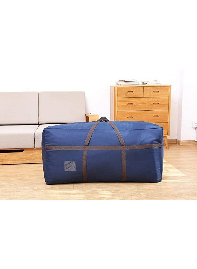 BETTERLINE 2 Pack Blue Large Duffel Bag for Traveling - Heavy-Duty 600D Polyester, Waterproof with Reinforced Handles, Holds 100 lbs - Premium Quality Duffle Bag Perfect for Travel & Storage - 42" x 16" x 20" In - Image 3