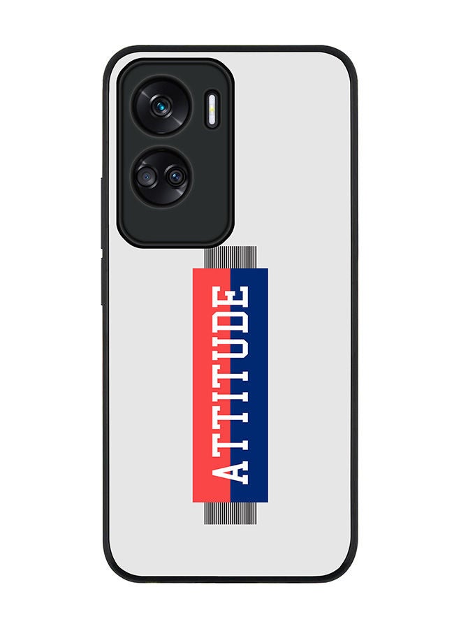 Stylizedd حافظة حواف سوداء متينة لهونر 90 لايت 5G / هونر X50i 5G، حافظة مرنة رقيقة من المطاط مع حواف مضادة للسقوط - أتيتيود - Image 1