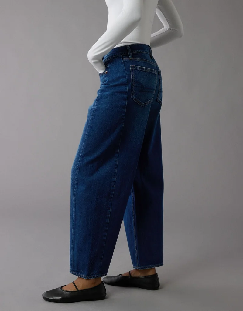 American Eagle  AE Strigid Barrel Jean for Women | Best Price UAE