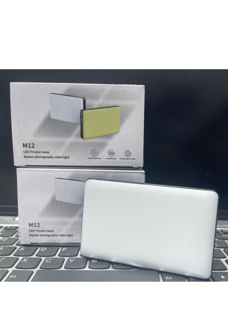 M12 بطارية محمولة تعمل بالطاقة 2500-9000K ضوء LED ثنائي اللون - Image 1