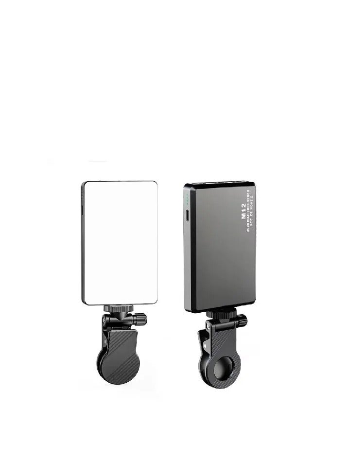 M12 بطارية محمولة تعمل بالطاقة 2500-9000K ضوء LED ثنائي اللون - Image 2
