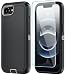 ONOLA Compitable with iPhone 16e Case iPhone 17e Case with HD Screen Protector 2 in 1 Heavy Duty Protection Phone Case for iPhone 16e 17e 61 Black Grey - Image 2