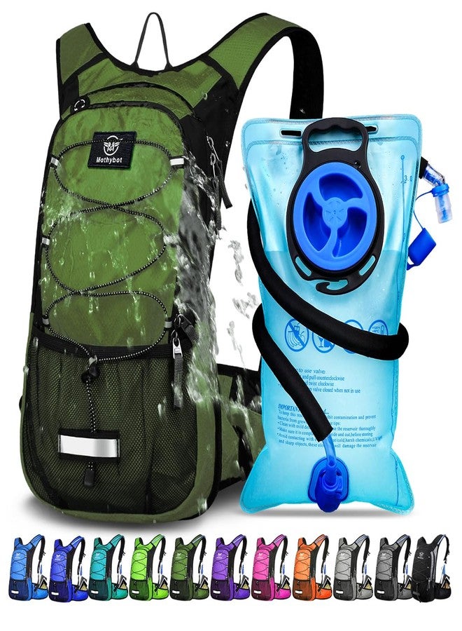 Mothybot Hydration Pack, Insulated Hydration Backpack with 3L BPA Free Water Bladder and Large Storage, Hiking Backpack for Men, Women for Running, Cycling, Camping - Keep Liquid Cool up to 5 Hours - Image 1
