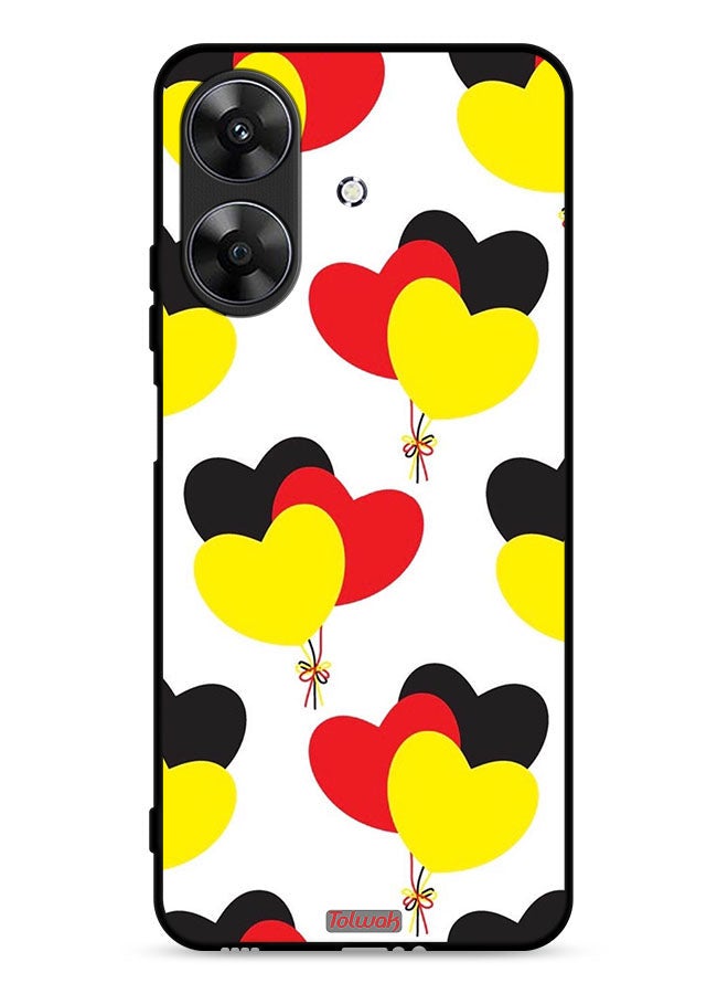 Tolwak Realme Note 60 4G Protective Case Cover Three Hearts Bunch  - Image 1