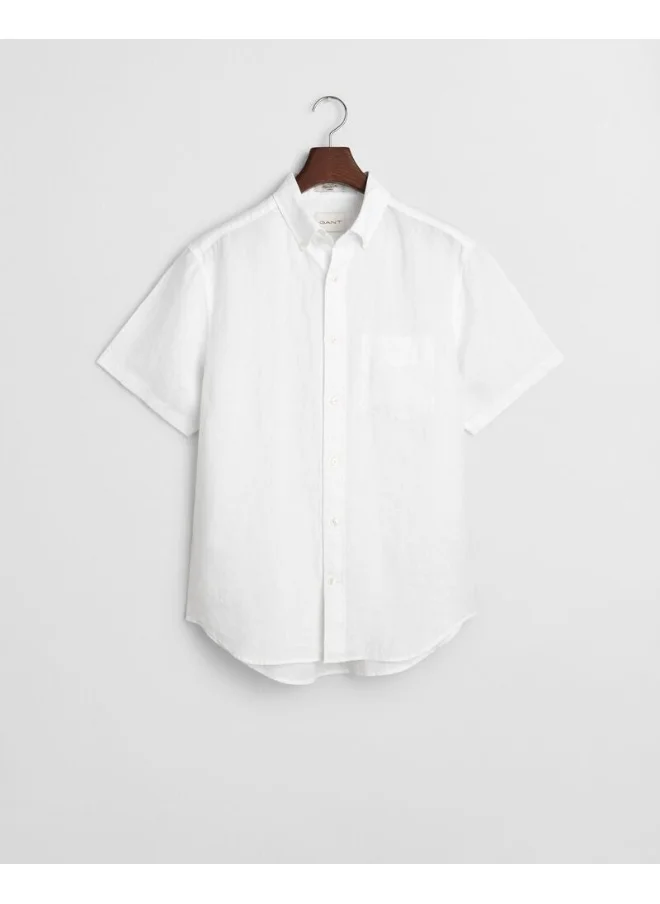 GANT Gant Regular Linen Ss Shirt
