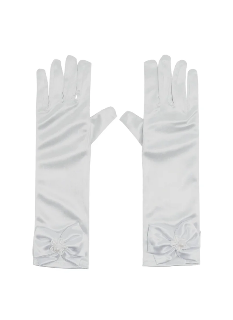 دىدانيالا D' Daniela - Royal Long Gloves - White "