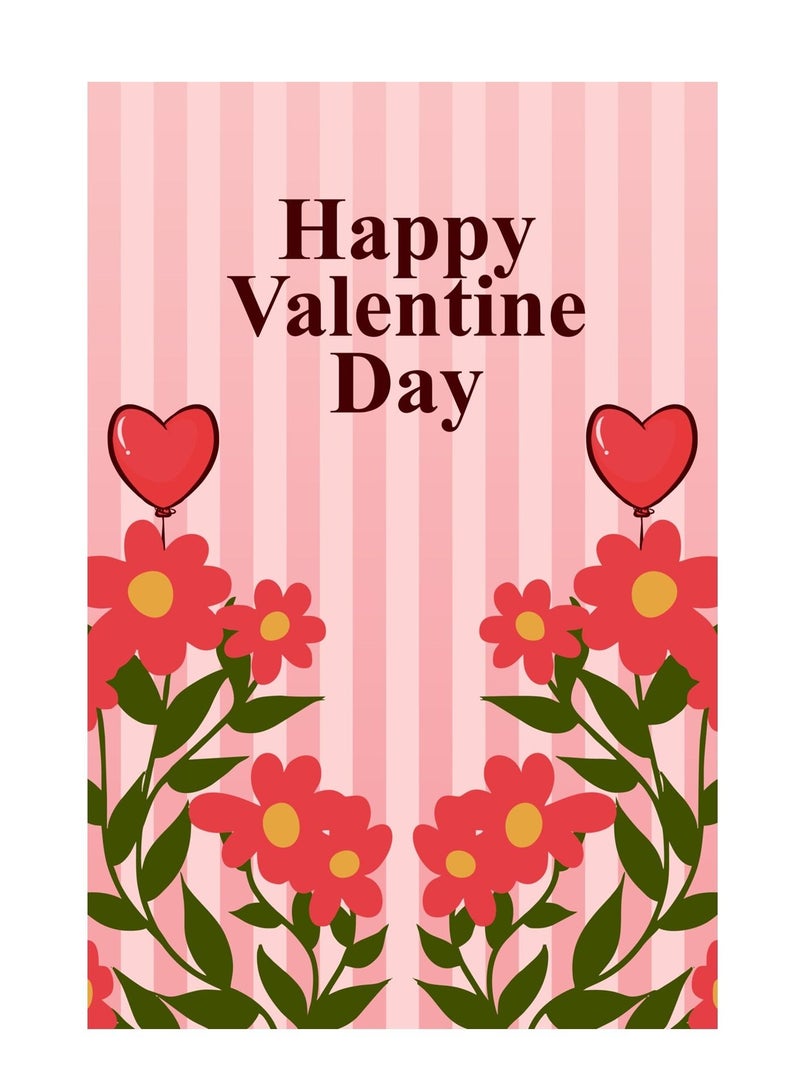 بطاقة عيد الحب بحجم A5 متعددة الألوان - Image 2