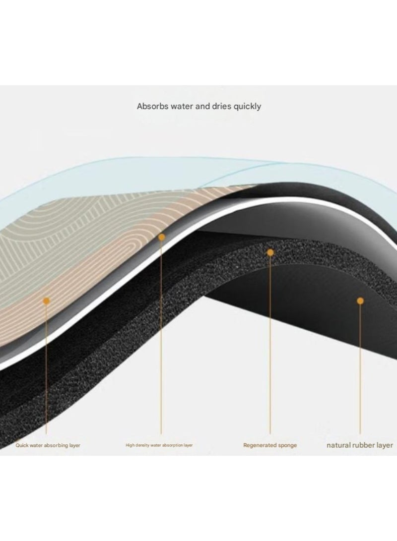 Jingke Quick-drying Absorbent Floor Mats Bathroom Anti-slip Mats Toilet Absorbent Foot Mats Entry-level Mats 40*60cm  09 - Image 3