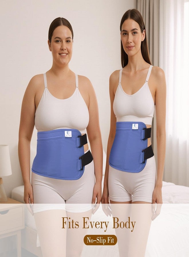 glitz Castor Oil Pack Wrap – Reusable Organic Castor Oil Packs for Liver Detox (Compress), Less Mess, Anti Leak Outer Layer, Soft Cotton (Violet) - Image 3