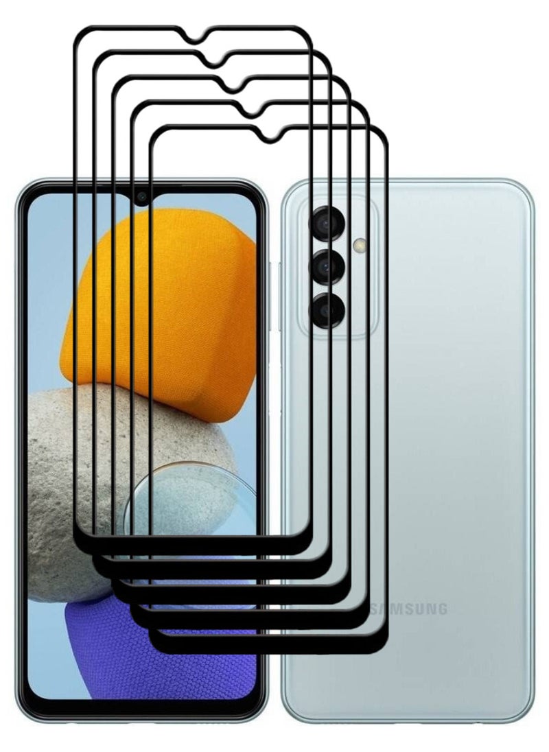ACLIX 5 Pieces Antistatic ESD Dustproof Premium Quality High Definition Tempered Glass Screen Protector Designed For Samsung Galaxy M23 - Image 1