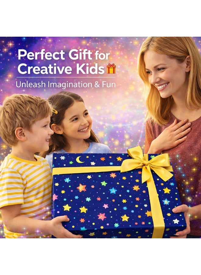 Maanys Glow-in-the-Dark Wooden Painting Kit for Kids (Ages 5–12) – Creative Arts & Crafts Set with Paint Supplies, DIY Craft Toy for Boys & Girls, Ideal Birthday & Party Gift - Image 5