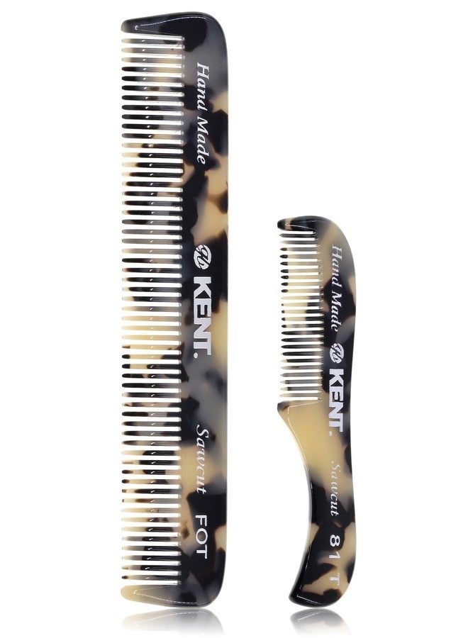 Kent FOT TW - 81T TW Beard Comb Set Pocket for Men - Pocket Combs Kit for Men for Travel and Home, Mustache Comb for Mens, Mini Beard Set for Mens Grooming, Handmade Combs Grooming Set - Image 1