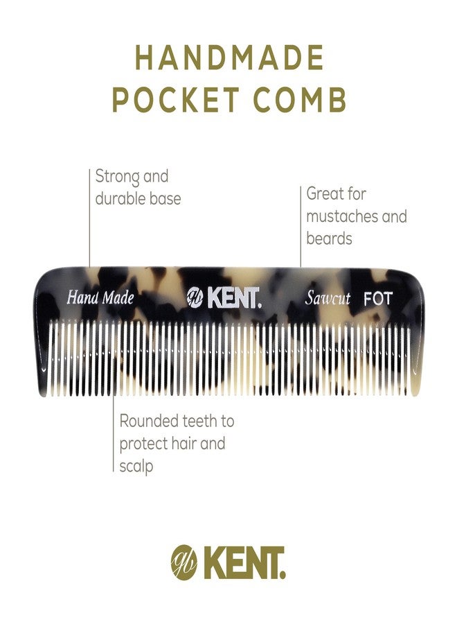 Kent FOT TW - 81T TW Beard Comb Set Pocket for Men - Pocket Combs Kit for Men for Travel and Home, Mustache Comb for Mens, Mini Beard Set for Mens Grooming, Handmade Combs Grooming Set - Image 4