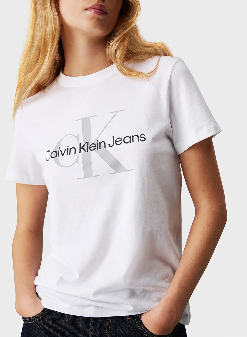 Calvin Klein Jeans SS MONOLOGO CREWNECK TEE