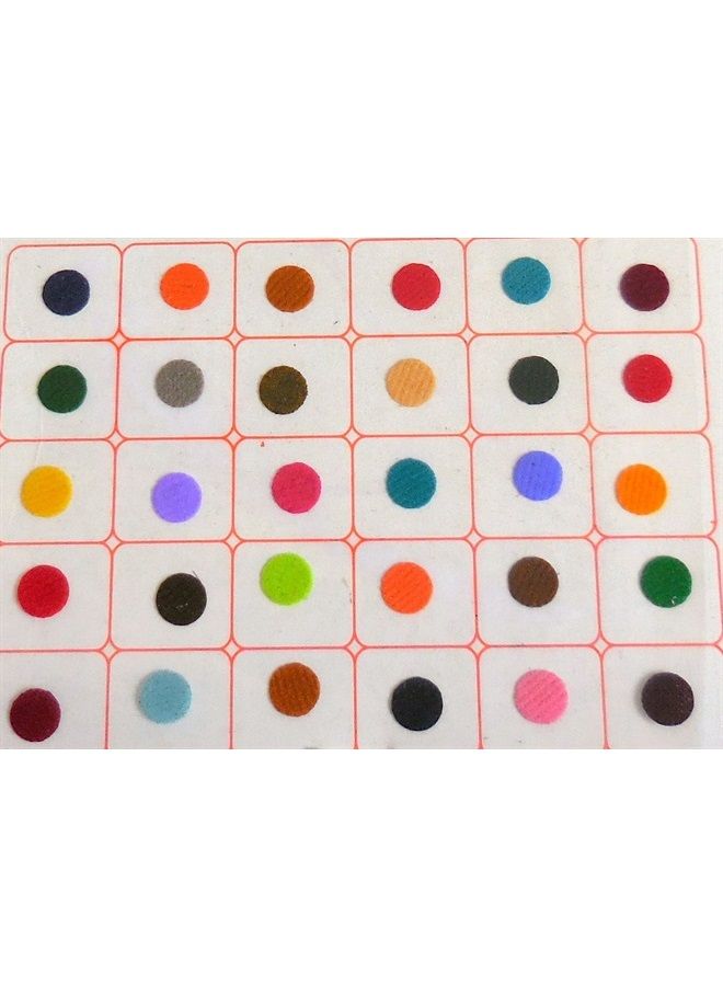 Fine Touch 720 Bindi Count Multi Color Multi Size Polka Dots Indian Daily Use or Craft work Bindi (Multicolored) - Image 2