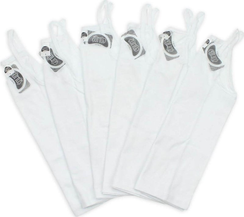 Gümüş Silver 3062 6-Pack Rope Suspender Girls Undershirt  - Image 1