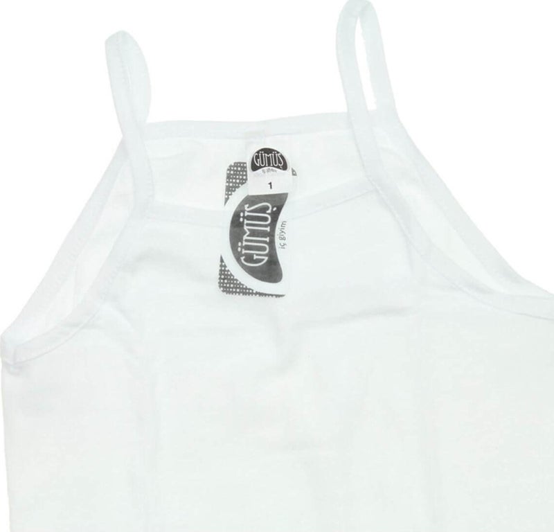 Gümüş Silver 3062 6-Pack Rope Suspender Girls Undershirt  - Image 3