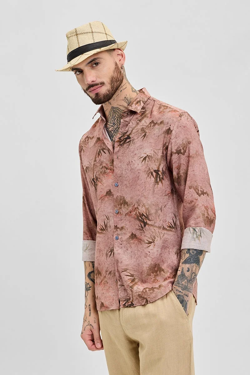 سنيتش قميص ضيق باللون الموف بتصميم تجريدي