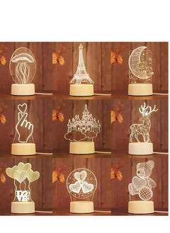 Plan A Creative 3D LED Lamp – Desk Decor Table Lamp for Bedroom, Creative Night Light for Kids and Adults, Perfect for Birthday Birthday Holiday Gifts for Boys Girls (Moon)  - Image 4