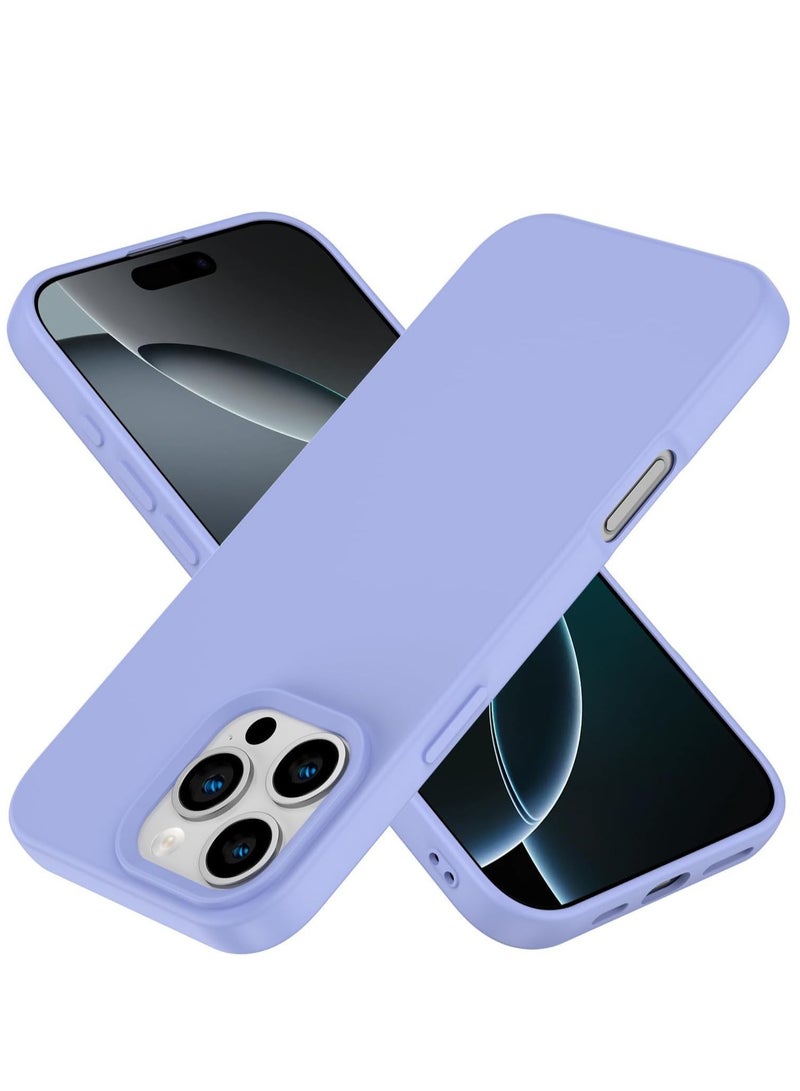 غطاء TPU ناعم بتصميم نحيف لجهاز iPhone 16 Pro Max - أزرق فاتح غير لامع - Image 1