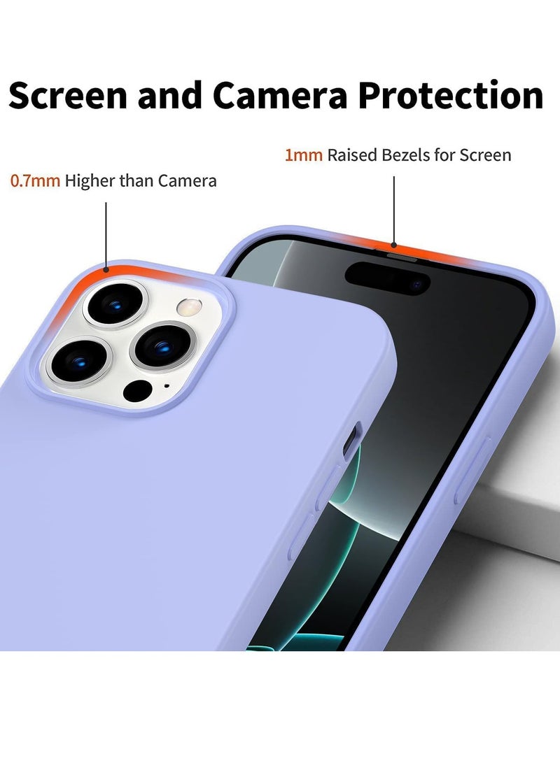 غطاء TPU ناعم بتصميم نحيف لجهاز iPhone 16 Pro Max - أزرق فاتح غير لامع - Image 4