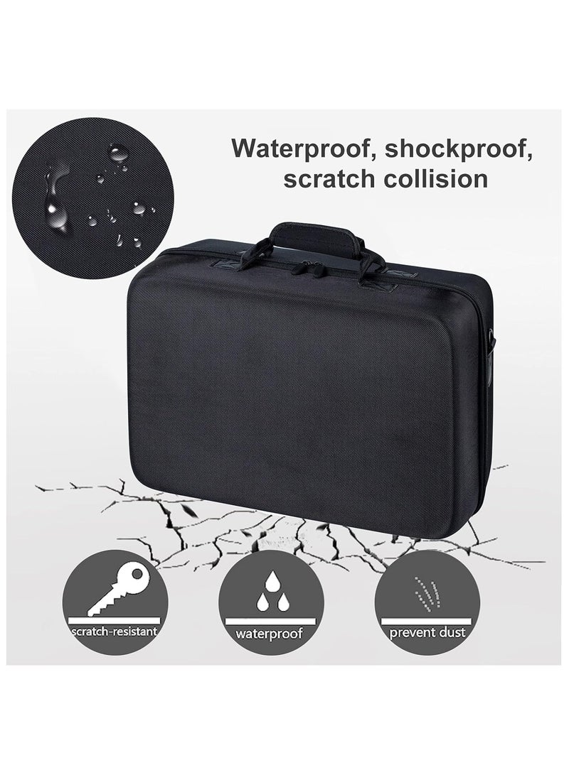 TRAVEL HANDBAG FOR PS5, PS5 WITH DISC AND DIGITAL BOTH MODEL, SHOCKPROOF HARD SHELL – BLACK - Image 5