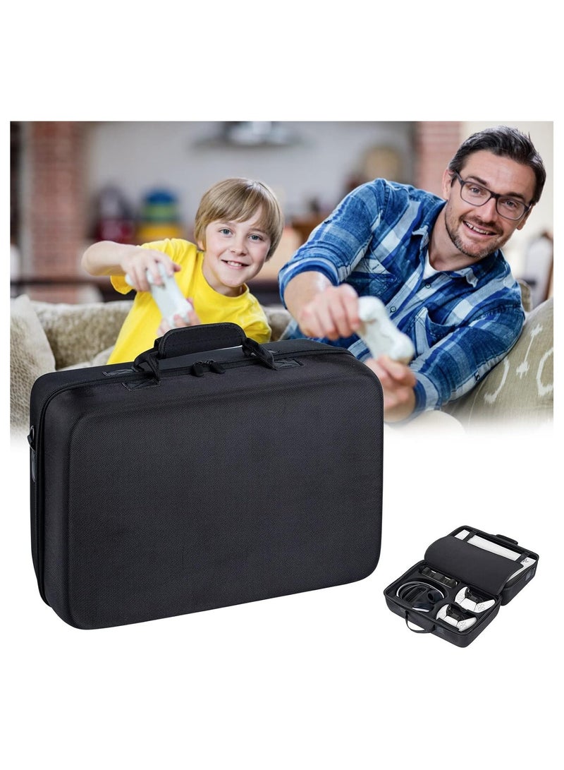 TRAVEL HANDBAG FOR PS5, PS5 WITH DISC AND DIGITAL BOTH MODEL, SHOCKPROOF HARD SHELL – BLACK - Image 4